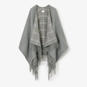 Burberry Check Wool Reversible Cape